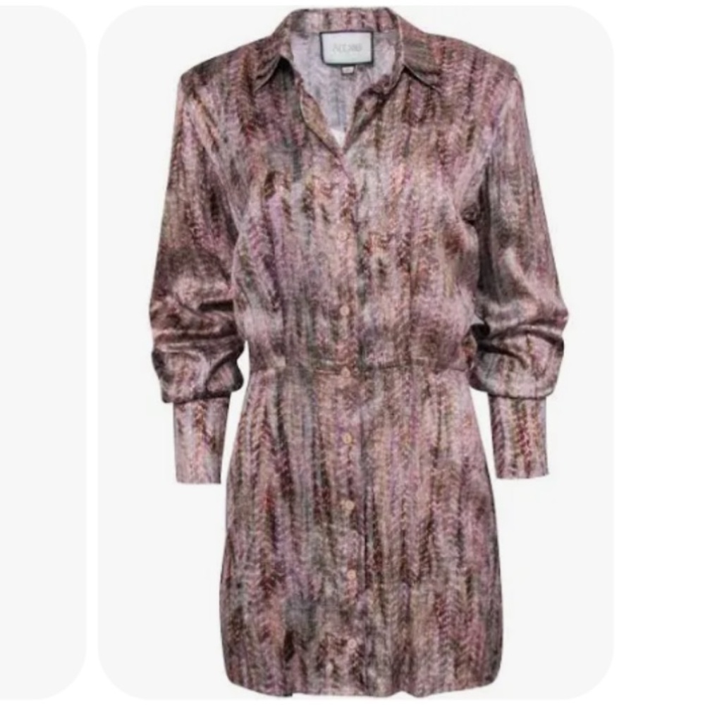 ALEXIS Tie-Dye Print Mini Dress
Size MEDIUM
